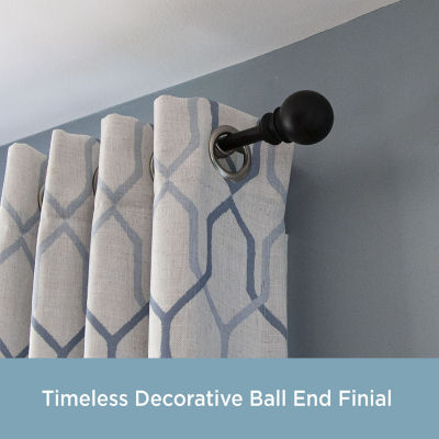 Kenney Bryce Ball Double Bay Window Rod