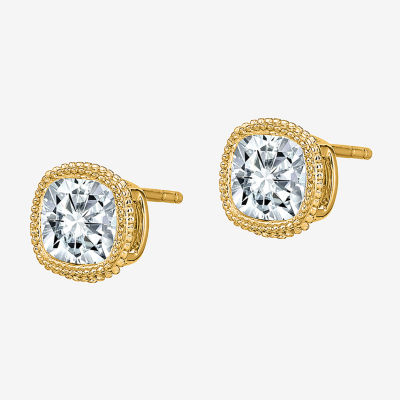 True Light 1 1/8 CT. T.W. Lab Created White Moissanite 14K Gold 7mm Stud Earrings