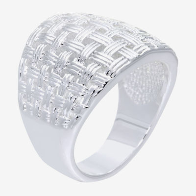 Sparkle Allure Pure Silver Over Brass Band