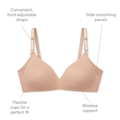 Warners® No Side Effects® Underarm-Smoothing Comfort Wireless Lightly Lined T-Shirt Bra 1056