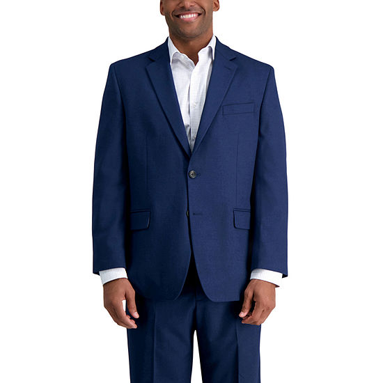J.M Haggar® Classic Fit Basketweave Suit Separate Jacket, Color: Blue ...