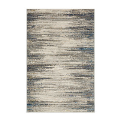 Mohawk Home Furie Stripe Machine Woven Indoor Rectangular Area Rug