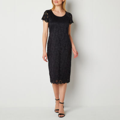 Black lace outlet dress jcpenney