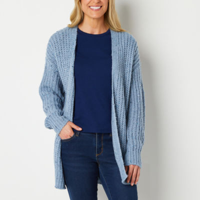 a.n.a Womens Long Sleeve Open Front Cardigan