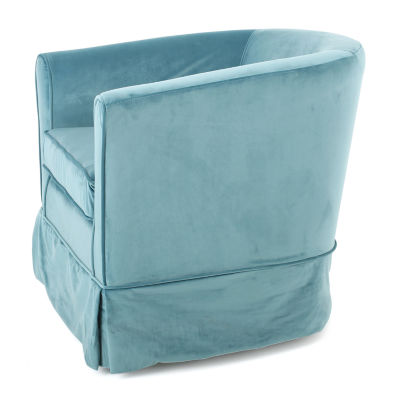 Cecilia Swivel Upholstered Club Chair