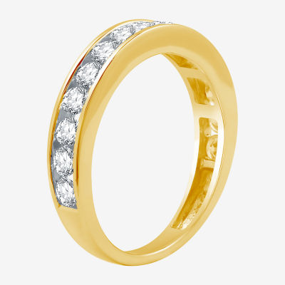 1 CT. T.W. Lab-Grown Diamond Wedding Band in 10K or 14K Gold