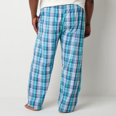 St. John's Bay Mens Big and Tall Poplin Pajama Pants