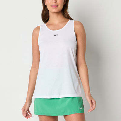 Reebok Womens Round Neck Sleeveless Tank Top