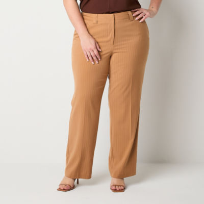 Worthington-Plus Modern Fit Straight Trouser