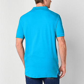U.S. Polo Assn. Interlock Mens Classic Fit Short Sleeve Polo Shirt