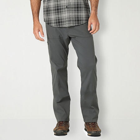 Wrangler Atg (All Terrain Gear) Utility Mens Regular Fit Flat Front Pant, 34 32, Gray