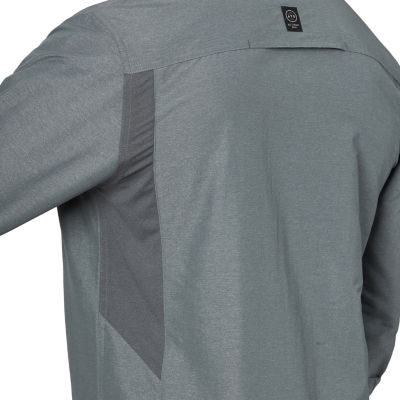 Wrangler All Terrain Gear Mens Long Sleeve Roll Tab Sleeve Regular Fit Button-Down Shirt