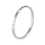 Itsy Bitsy Sterling Silver Love Band Ring