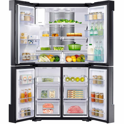 Samsung ENERGY STAR® Smart Wi-Fi Enabled 27.9 cu. ft. Family Hub™ 4-Door Flex French-Door Refrigerator