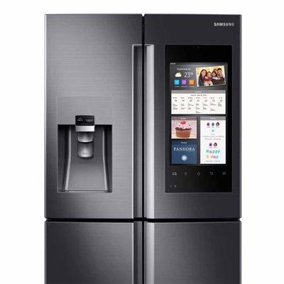 Samsung ENERGY STAR® Smart Wi-Fi Enabled 27.9 cu. ft. Family Hub™ 4-Door Flex French-Door Refrigerator