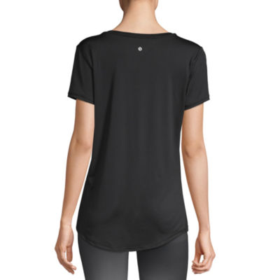 Xersion Womens Crew Neck Short Sleeve T-Shirt