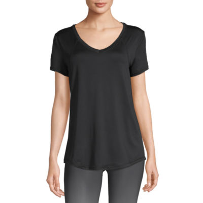 Xersion Womens V Neck Short Sleeve T-Shirt