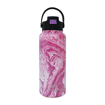 Hydraflow Hybrid 34oz Triple Wall Vacuum Insulated Bottle with Flip Straw,  Color: Multi Marble - JCPenney