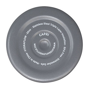 HYDRAFLOW Capri 40 oz. White Stainless Steel Vacuum Insulated