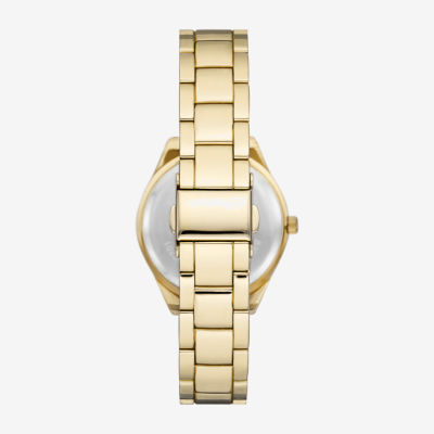 Ladies Sets Womens Crystal Accent Gold Tone 5-pc. Watch Boxed Set Fmdjset332