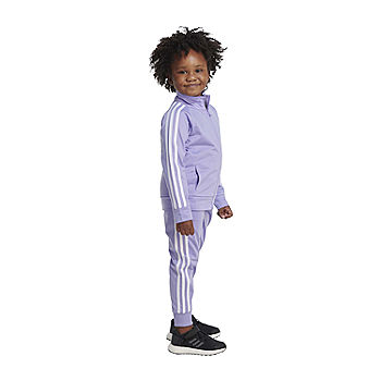 adidas Little Girls 2-pc. Track Suit, Color: Lt Purple - JCPenney