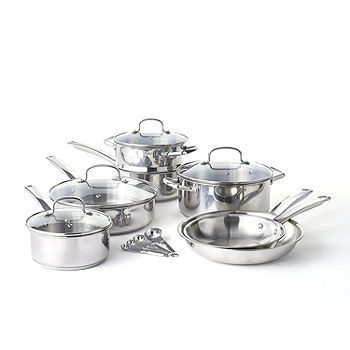 Meyer Accent Collections Stainless Steel 6-pc. Cookware Set, Color: Multi -  JCPenney