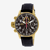 Invicta leather strap online watches