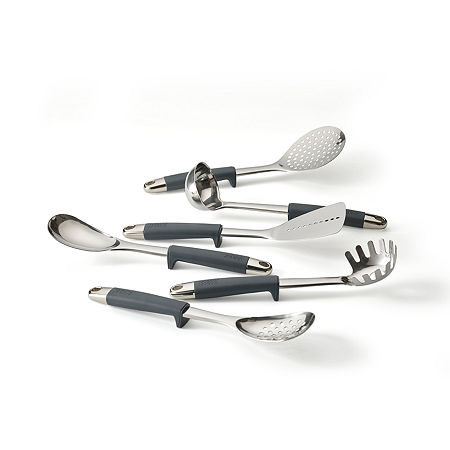 Joseph Joseph Elevate Steel Carousel - Stainless Steel 6-pc. Kitchen Utensil Set, One Size, Stainless Steel