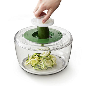 MegaChef 10-in-1 Multi-Use Salad Spinning Slicer, Dicer and