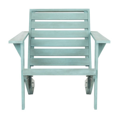 Safavieh Lanty Adriondack Chair One Size Blue 378$