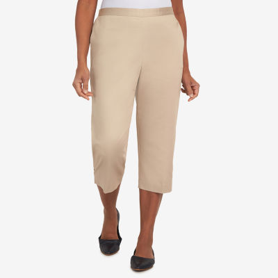 Alfred Dunner Coconut Grove Mid Rise Capris, Color: Almond - JCPenney