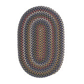 Capel Inc. Sea Pottery Concentric Braided Oval Rugs