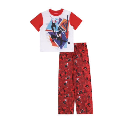Disney Store Spider Man Spiderman PJ Pal Short Pajamas Sz 4 5 6 7 8 Boys  New