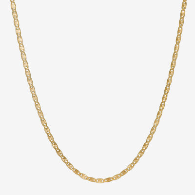 Made in Italy 14K Gold 18 Inch Solid Valentino Chain Necklace