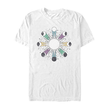 Mens Short Sleeve Graphic T-Shirt, X-large, White