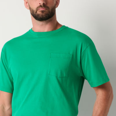 St. John's Bay Mens Crew Neck Short Sleeve Pajama Top