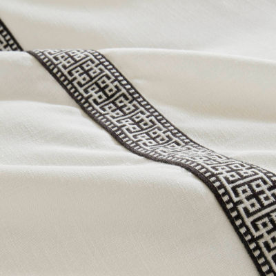 Madison Park Signature Jarvis Embroidery 8-pc Oversized Comforter Set