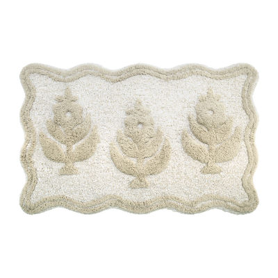 IZOD Henley Tufted With Non-Slip Latex Back Bath Rug