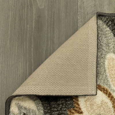 Maples Jacobean Floral Indoor Rectangular Accent Rug