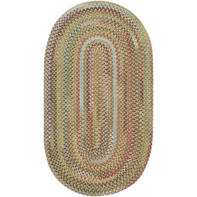 Capel American Traditions Braided Wool 27"X46" Indoor Oval Accent Rug