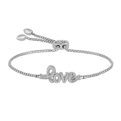Rhythm and Muse Diamond Accent In Sterling Silver Love Bracelet - JCPenney