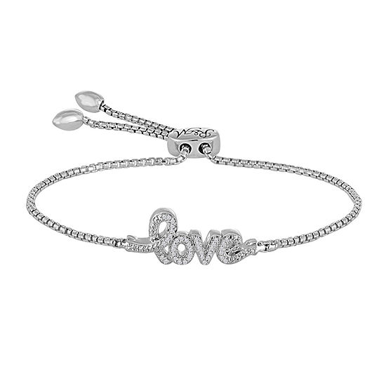 Rhythm and Muse Diamond Accent In Sterling Silver Love Bracelet - JCPenney