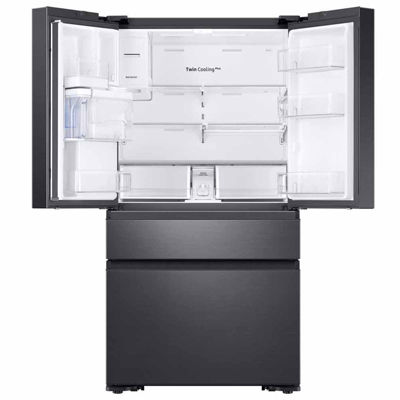 Samsung 22 cu. ft. Capacity Counter Depth 4-Door French Door Refrigerator with Family Hub™ Recessed Handles