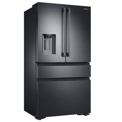 Samsung 23 cu. ft. Capacity Counter Depth 4-Door French Door Refrigerator with Polygon Handles