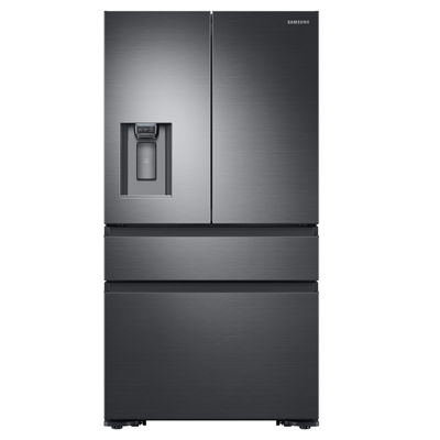 Samsung ENERGY STAR® Smart Wi-Fi Enabled 22.6 cu. ft. Counter-Depth 4-Door French-Door Refrigerator with Recessed Handles