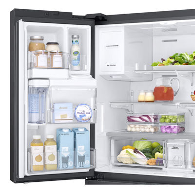 Samsung ENERGY STAR® Smart Wi-Fi Enabled 22.6 cu. ft. Counter-Depth 4-Door French-Door Refrigerator with Recessed Handles