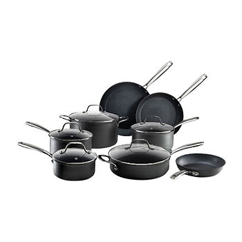 Granite Stone 15 Piece Non-Stick Cookware, Dishwasher Safe, Pots and Pans Set, Black