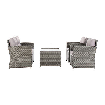 Vellor Patio 4-pc. Conversation Set, One Size, Gray