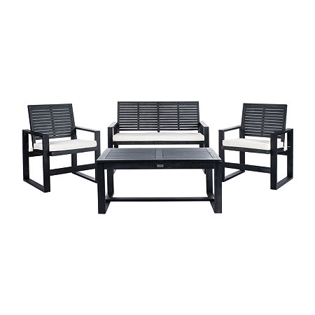 Ozark Patio Collection 4-pc. Conversation Set, One Size, Black