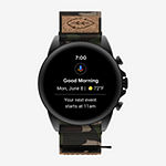 Fossil Smartwatches Gen 6 Mens Multicolor Leather Smart Watch Ftw4063v